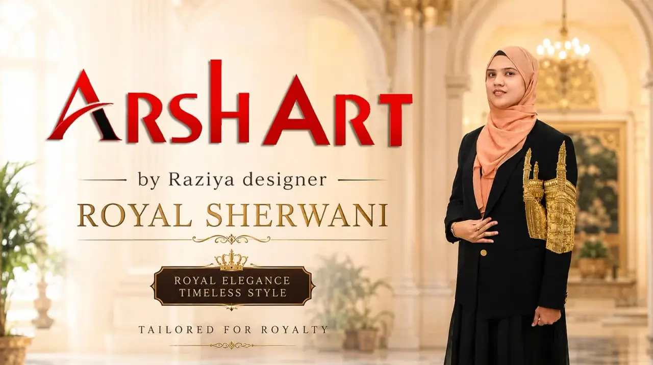 ArshArt by Raziya designer — Royal Sherwani